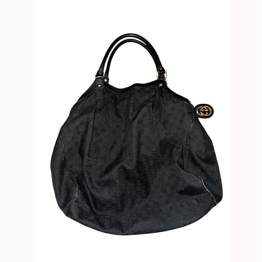 Authentic Vintage Largel Gucci hobo Bag - Picture 2 of 9